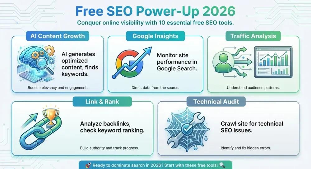 10 Free SEO Tools for 2026: Boost Your Online Presence